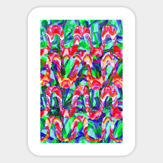 Pop abstract Sticker by diegomanuel